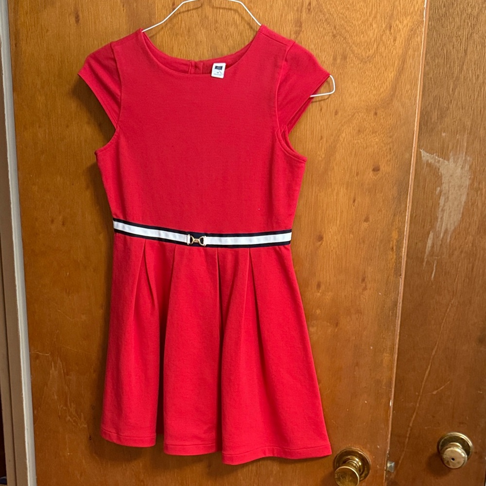 Janie and Jack Red Dress with Belt